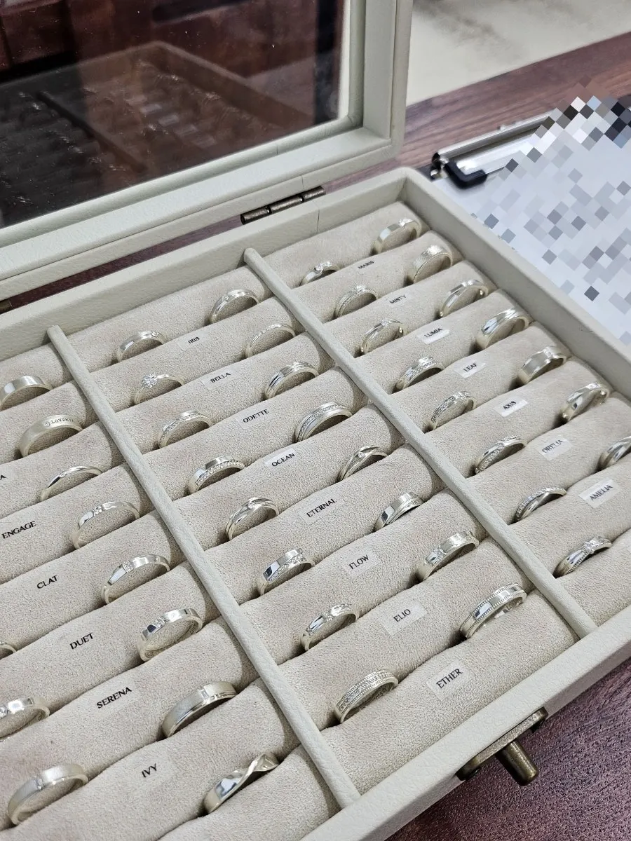 Ring design sample featuring a cubic stone