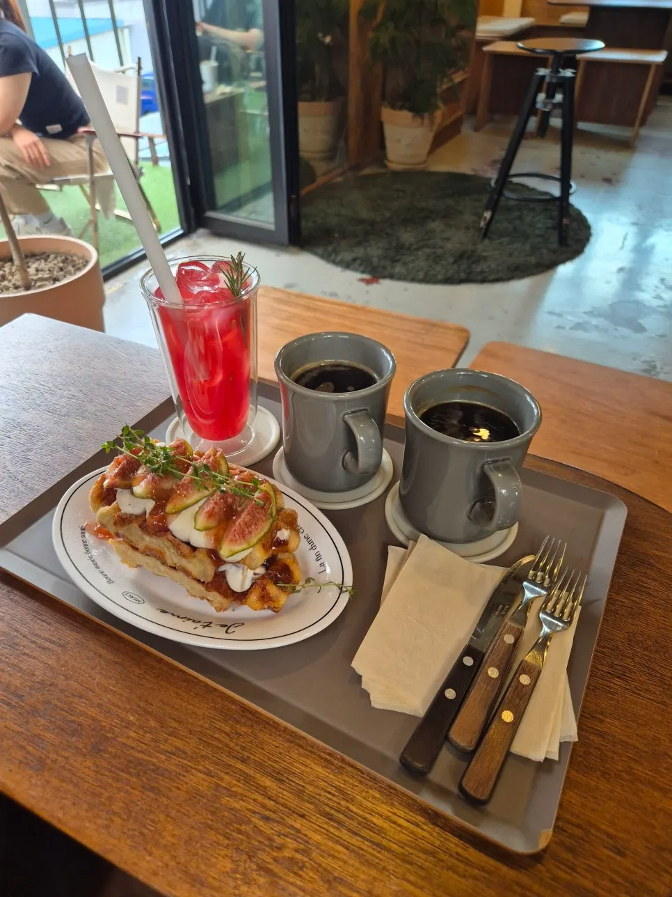 Different café interior moods