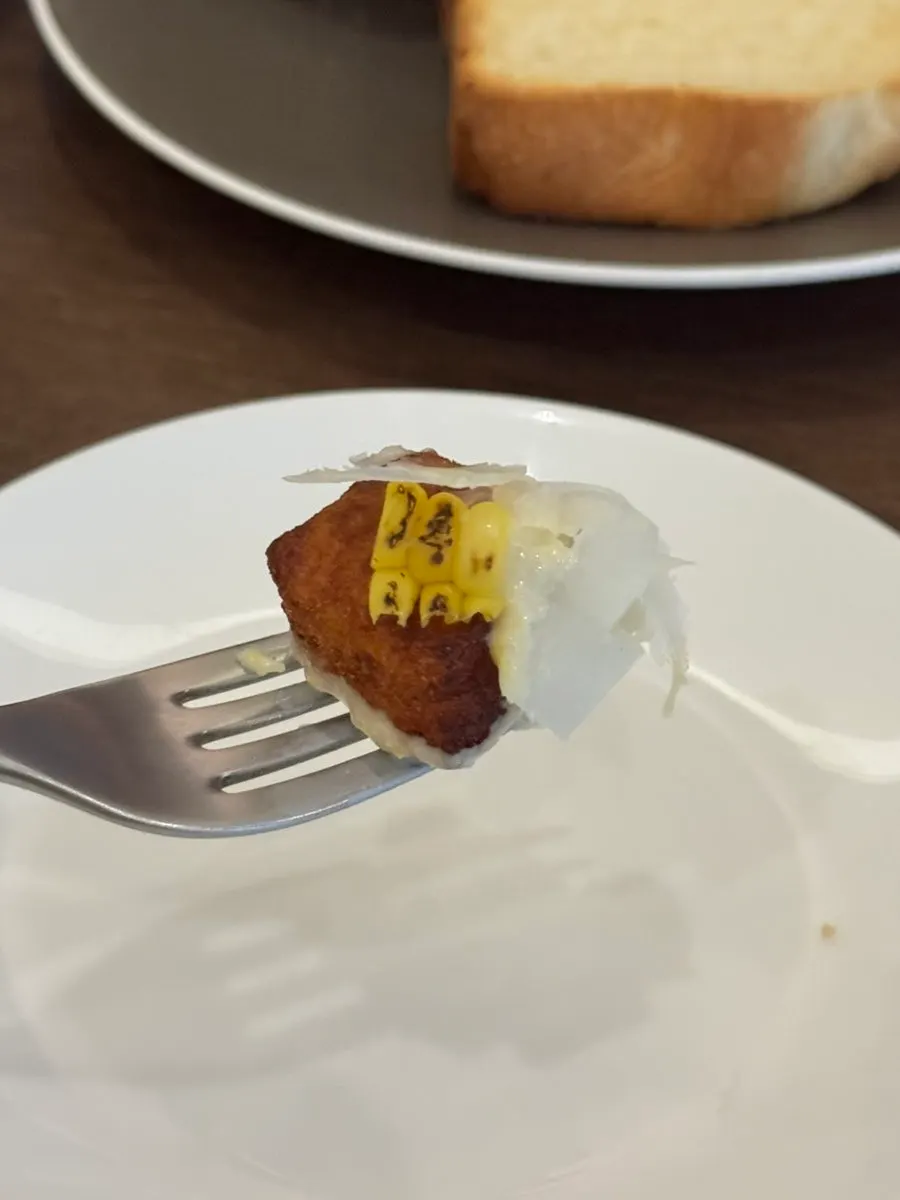 Sedici's fried potato gnocchi with sweet corn
