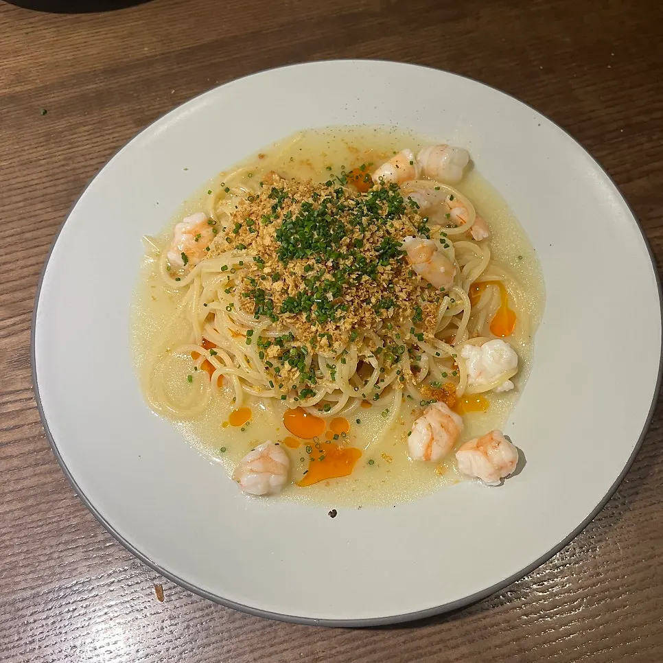 세디치 새우 크럼블 파스타