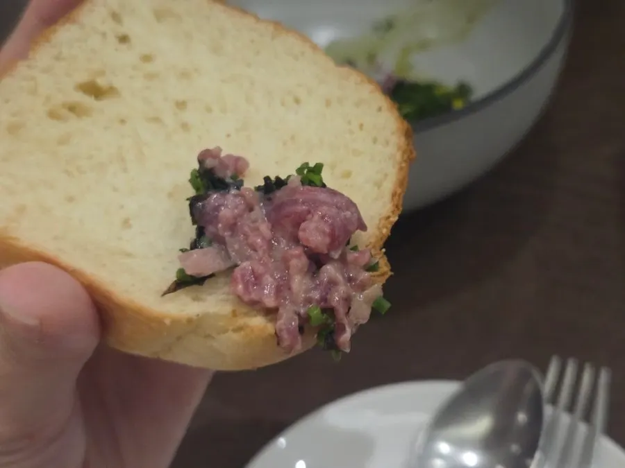 Beef tartare with refreshing herbs