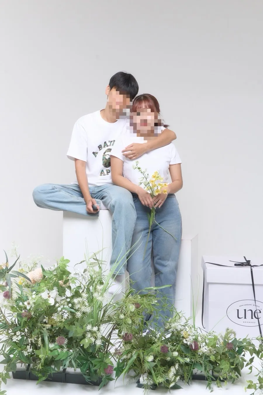 생일 기념 셀프 촬영 결과물
