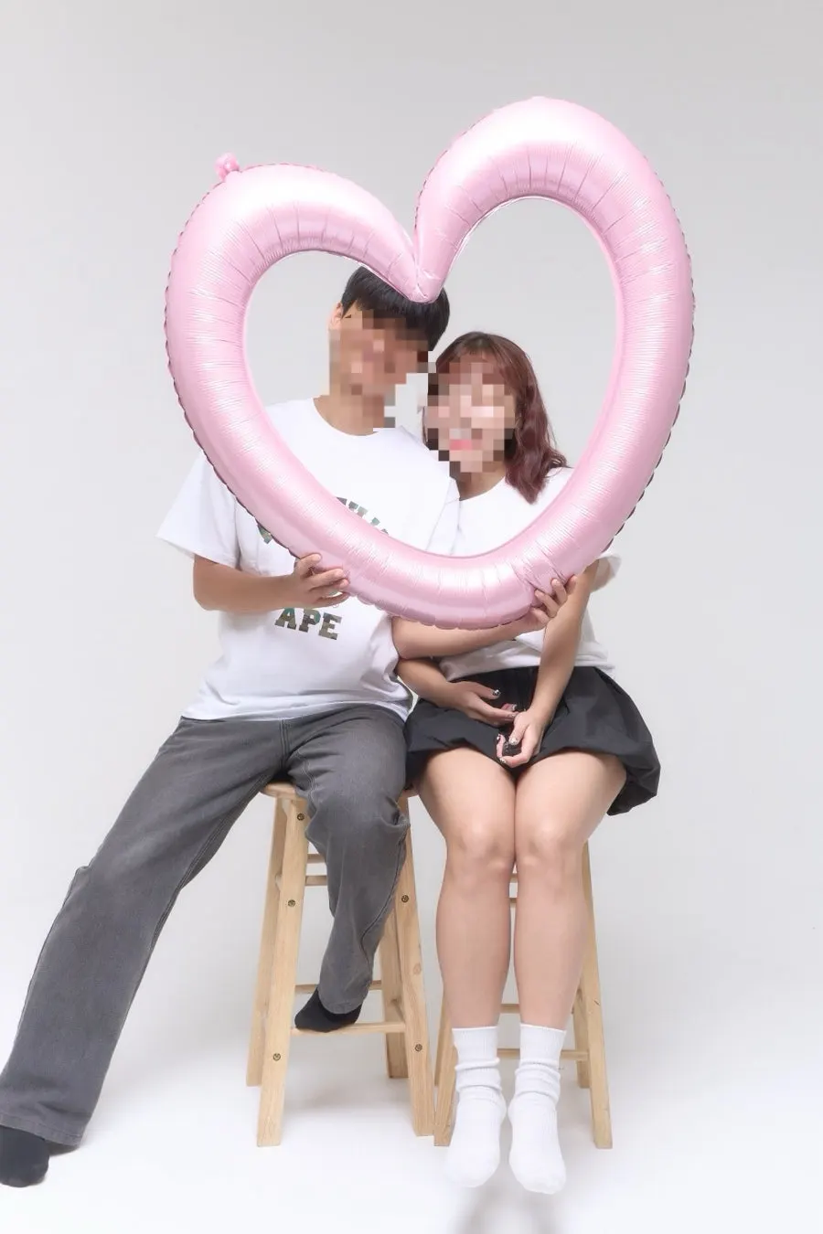생일 기념 셀프 촬영 결과물