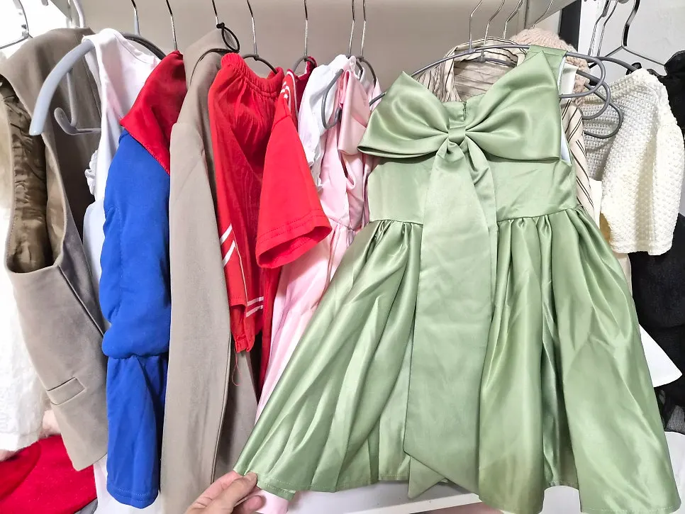 Rental costumes displayed at U&E Studio Seongsu