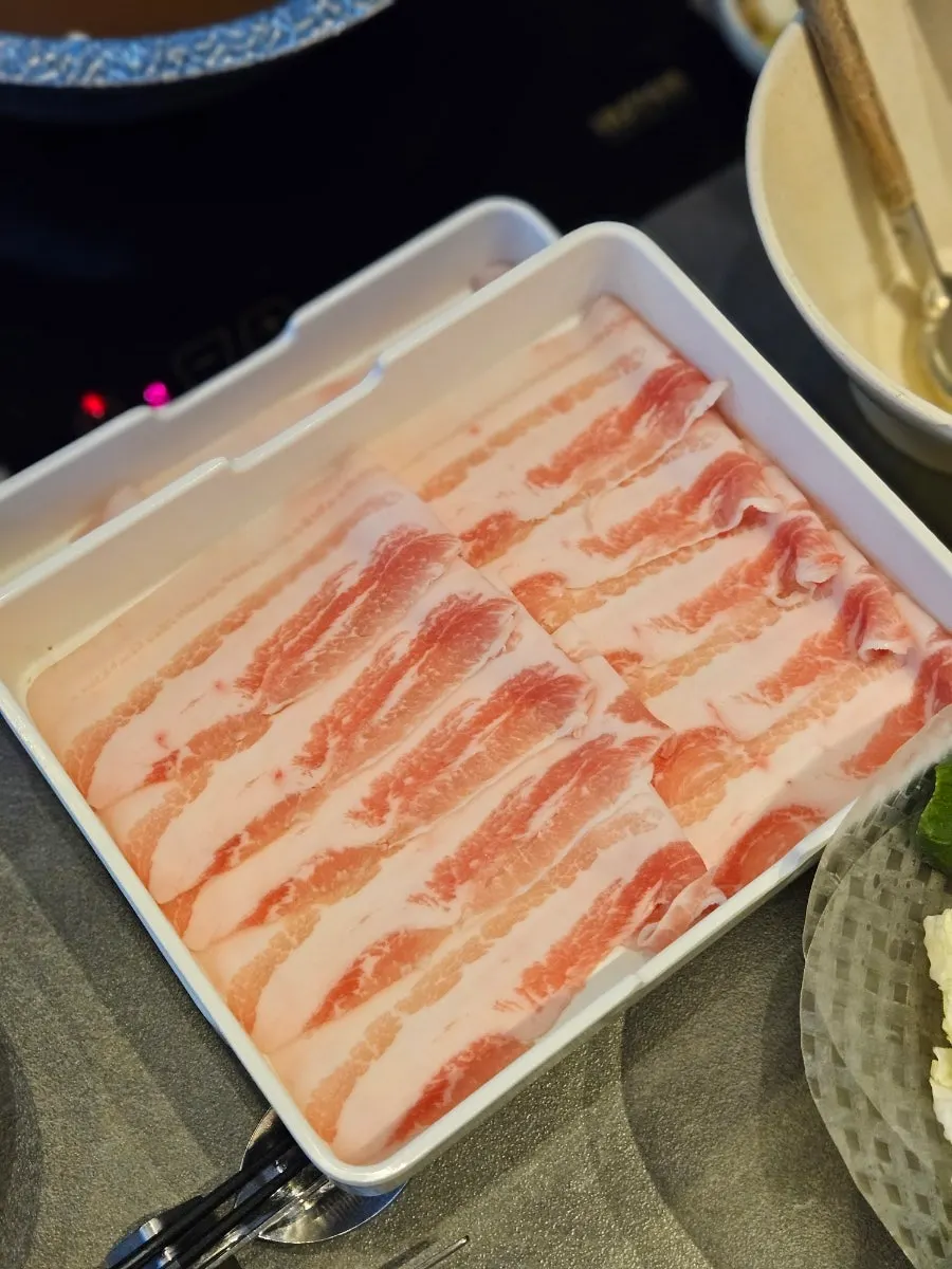 Closing meal for the shabu-shabu course