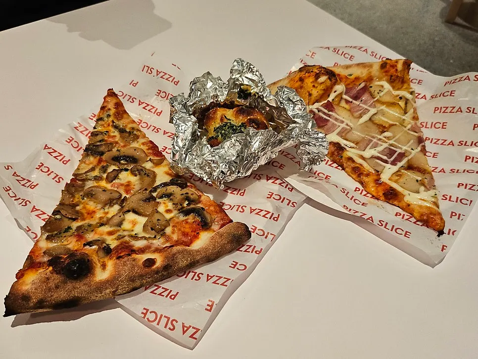 Ordering at the counter from what was left before closing