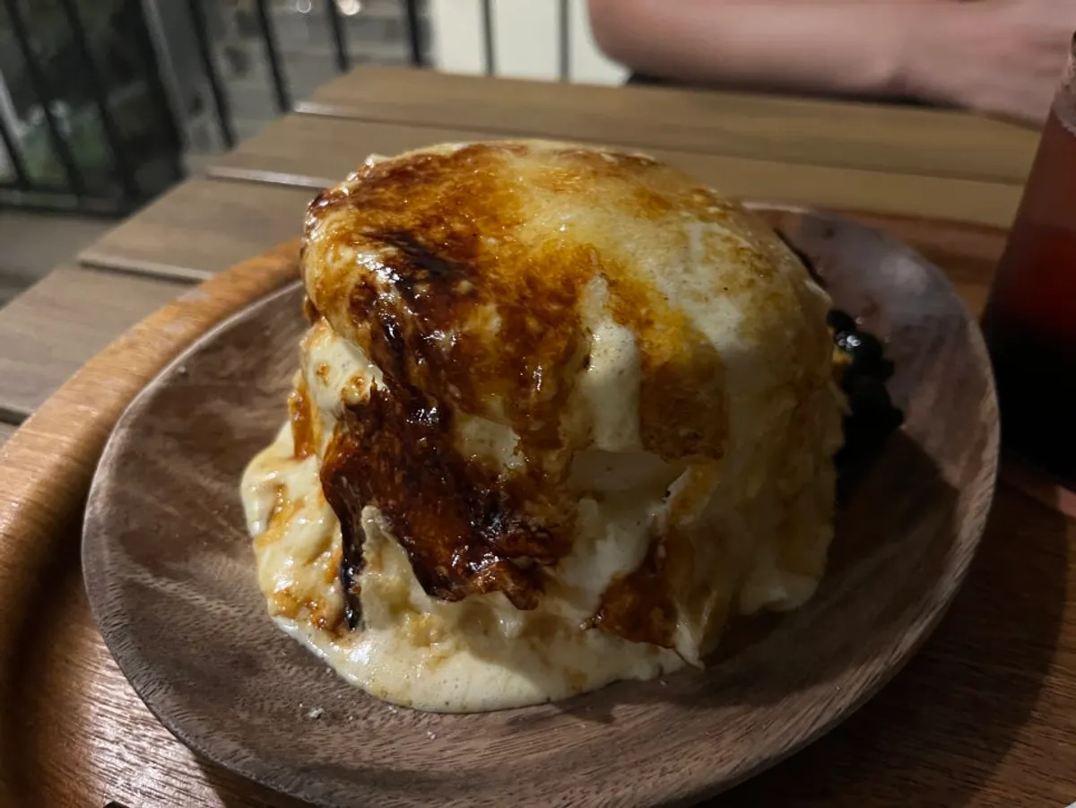 Freshly made soufflé at 5to7 Seongsu Main Branch