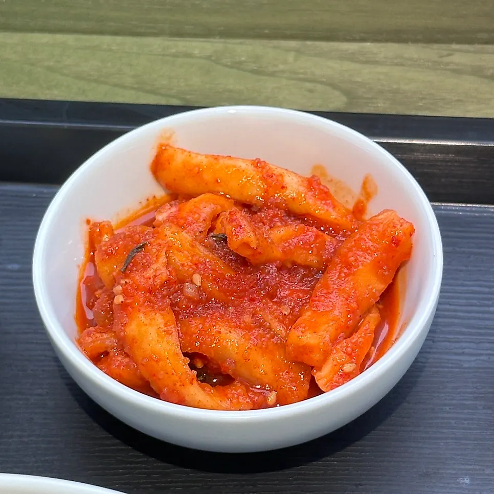 맑은 돼지공탕 국물 클로즈업