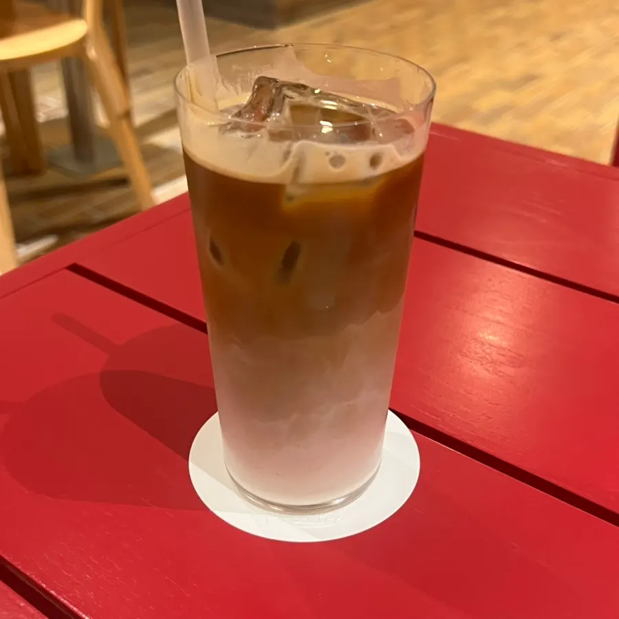 디카페인으로 변경한 티 커피 민트 라떼
