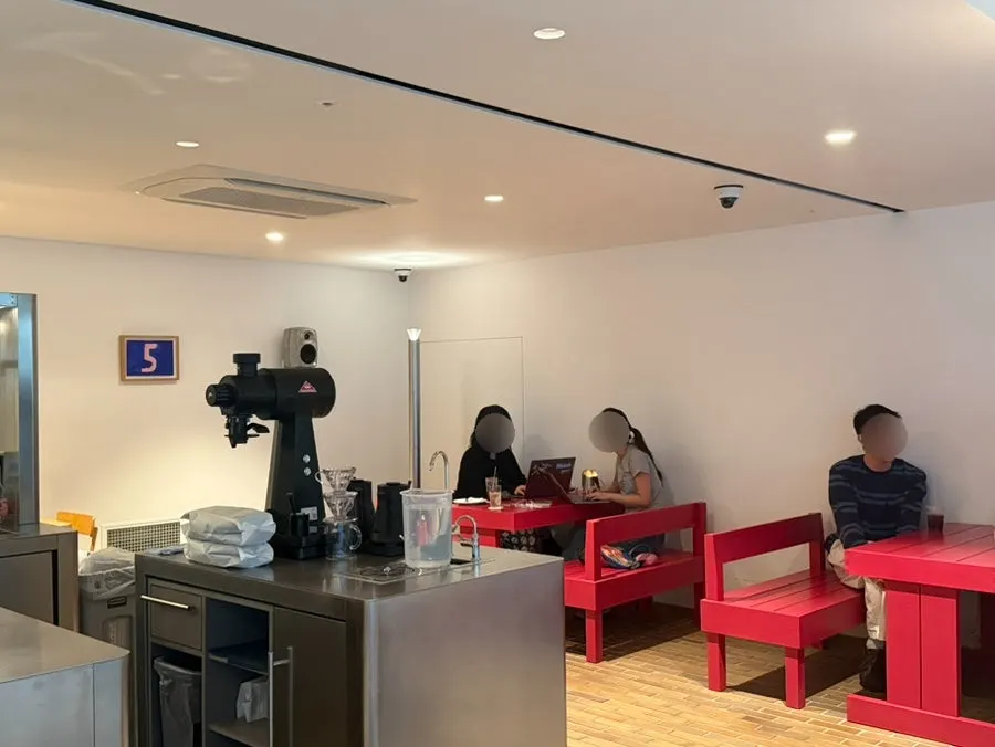 Cool and comfortable space at T Coffee
