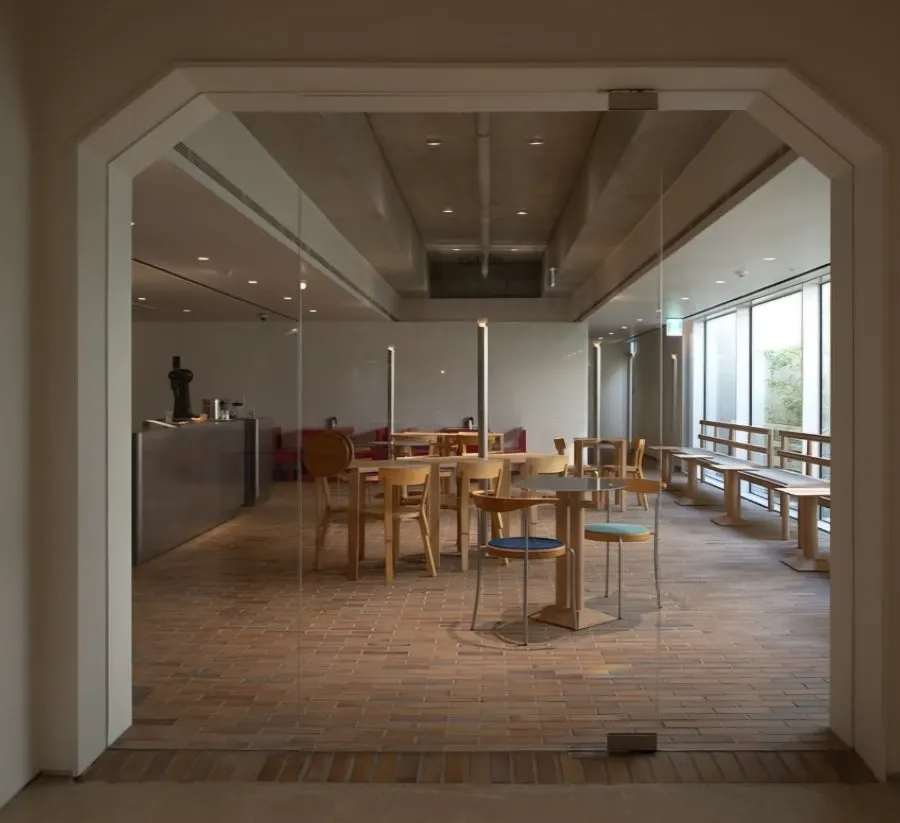 Interior space of T Coffee where the atmosphere shifts