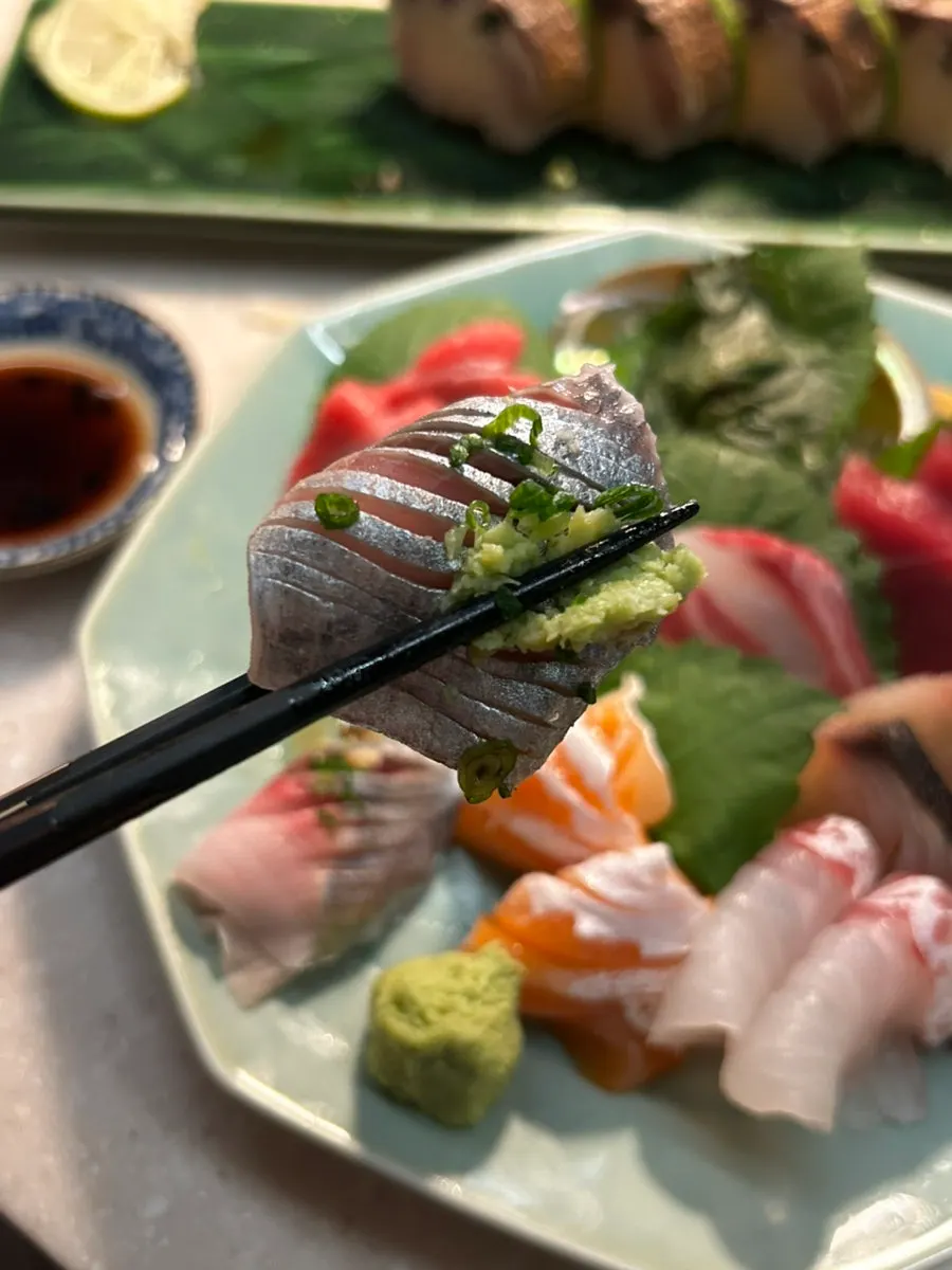 Rich, chewy aged sashimi