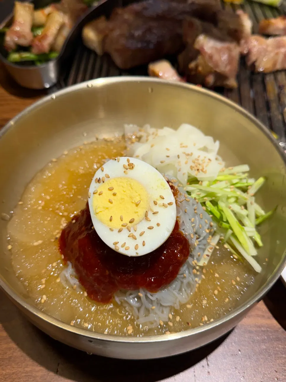 성수터전 마무리 냉면 한 그릇