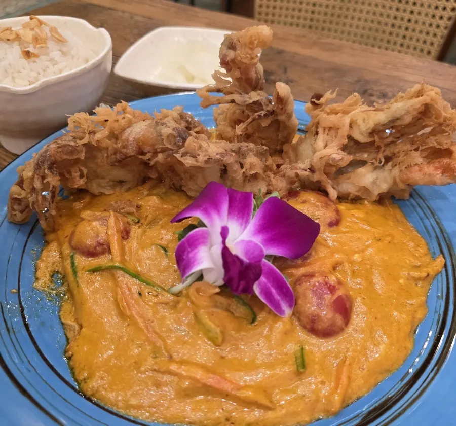 Thai food menu at Soi Nana Seongsu