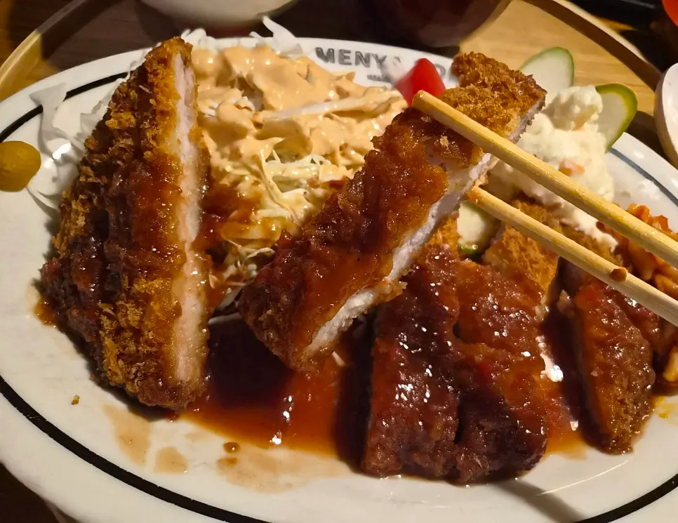 Karaage served as part of the set