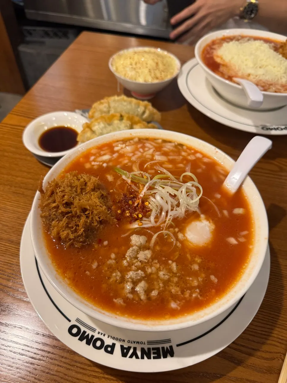 맵기 1단계 한우카츠 토마토라멘