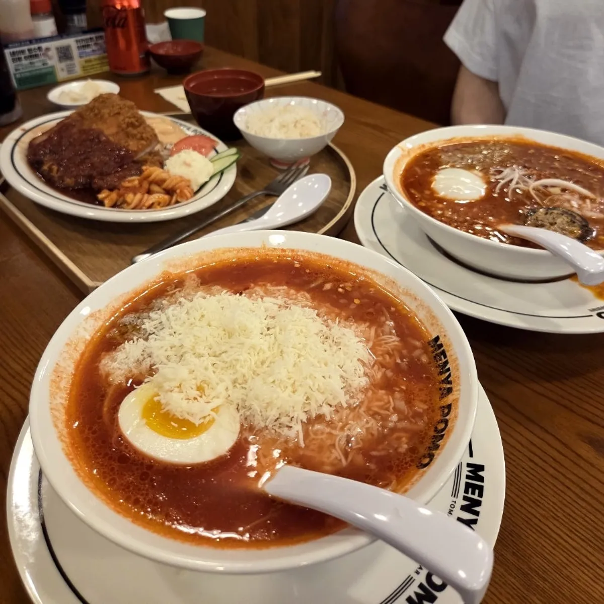 Signature tomato ramen photo at Menya Pomo Seongsu Branch