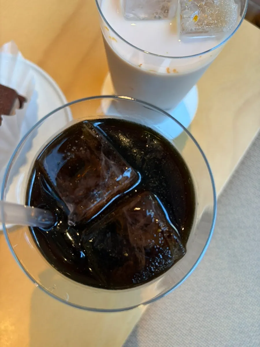 Iced cold brew served in a glass