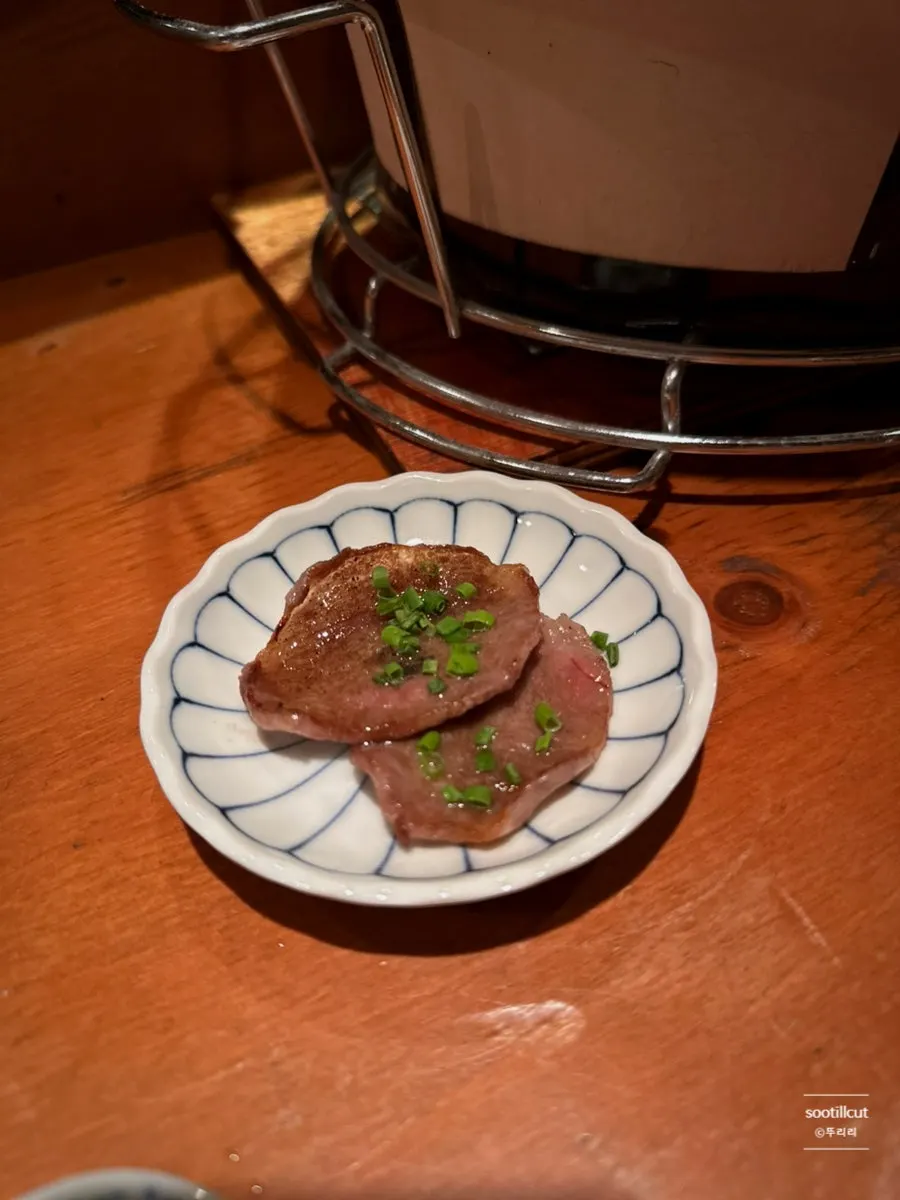 C course Korean beef cut platter