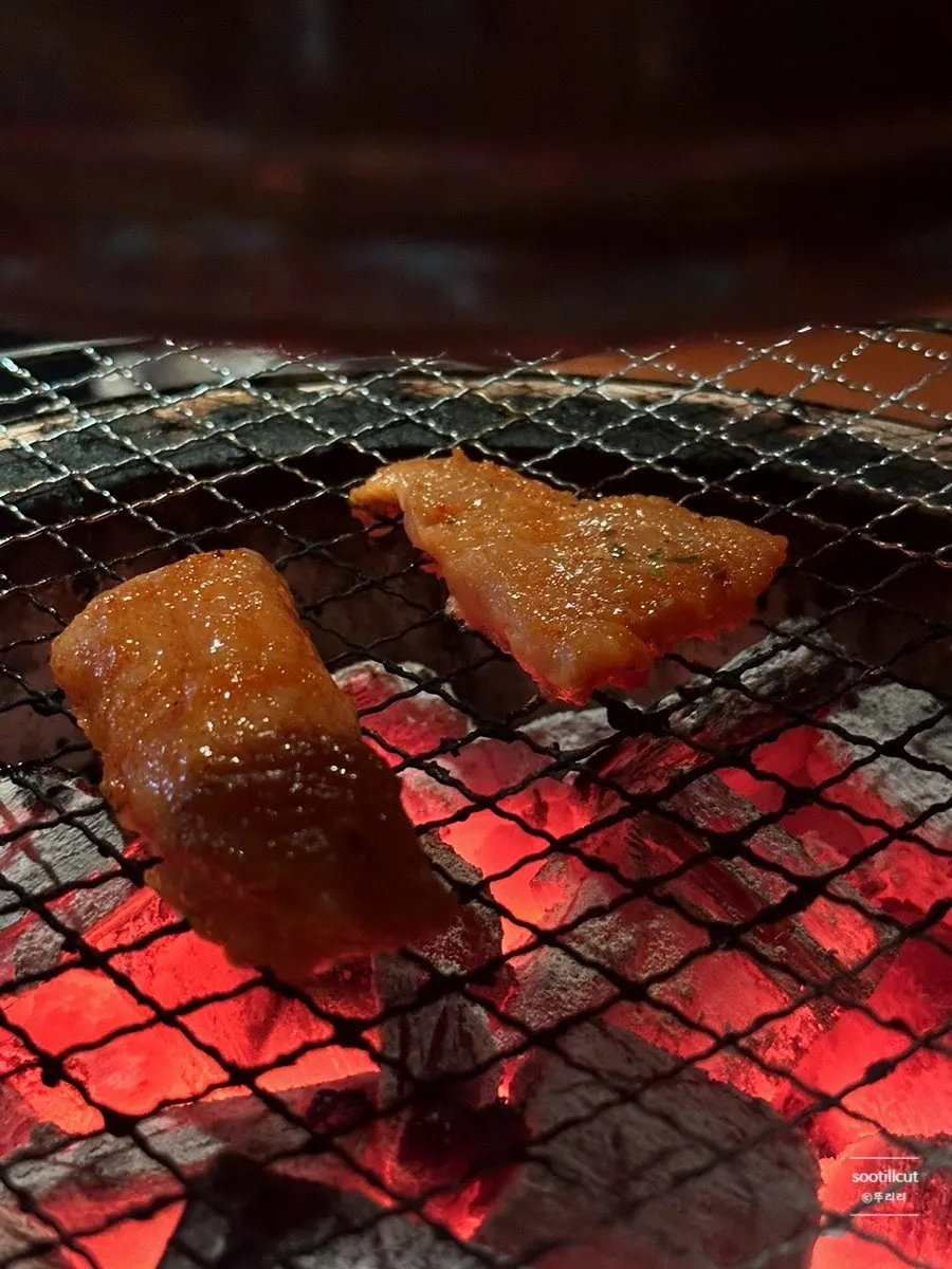 Ox tail grilled on the bone