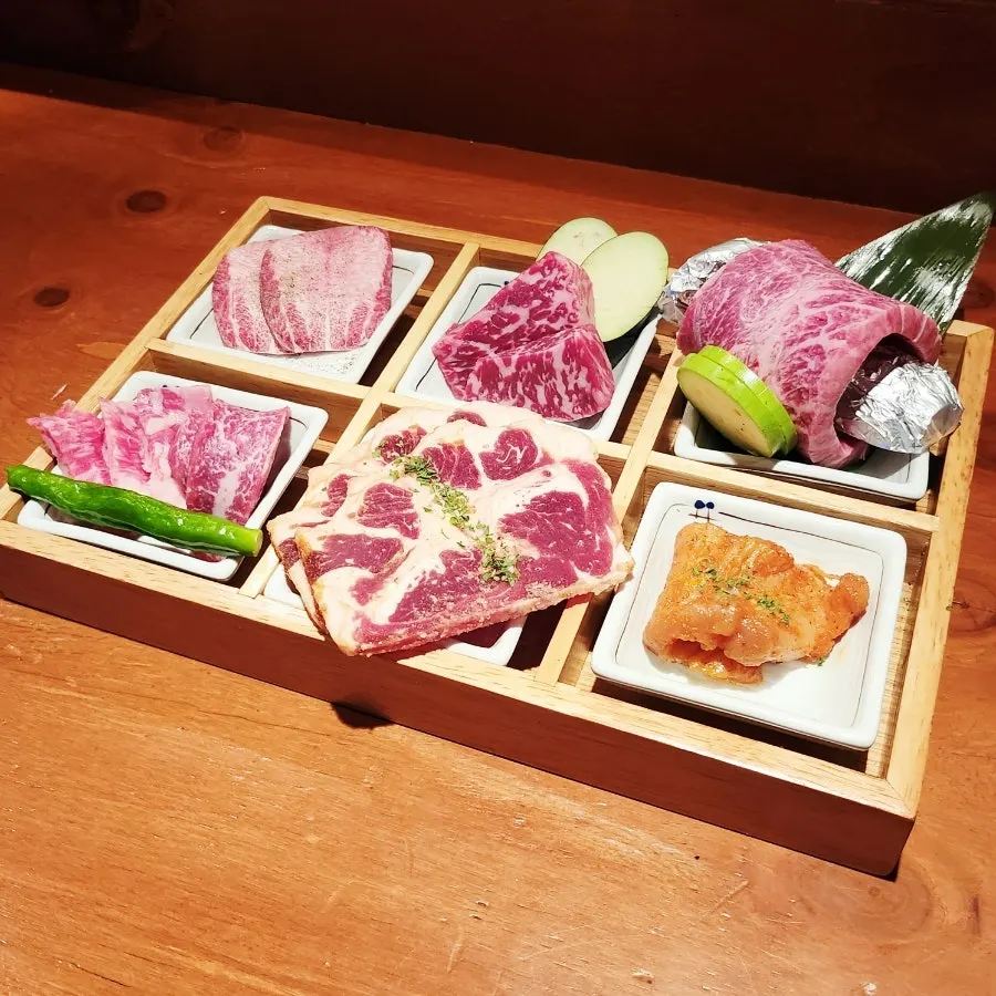 Korean beef selection in Usiya Course C