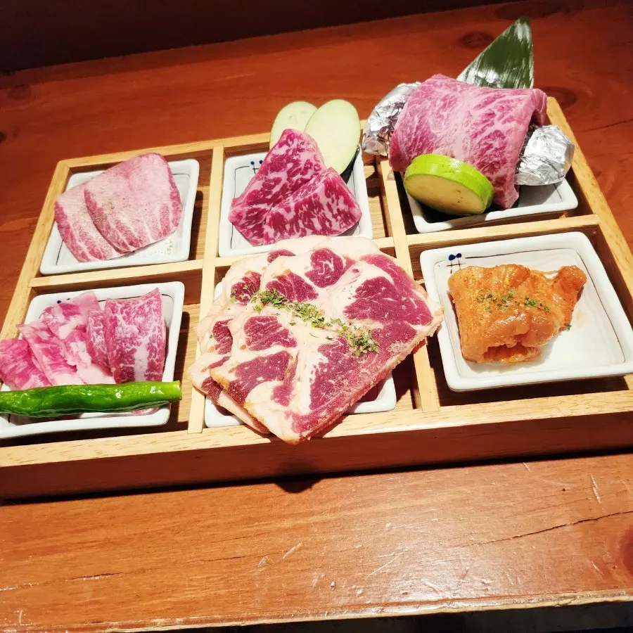 Six cuts of Korean beef