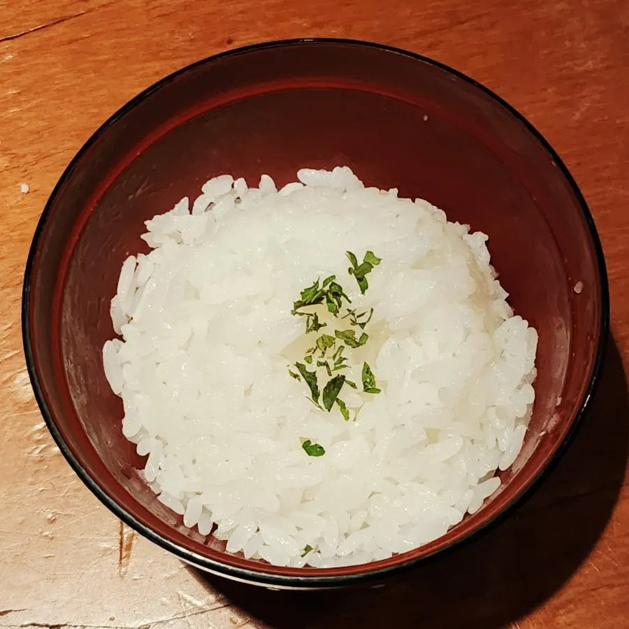 Rice with Korean beef and braised aged kimchi