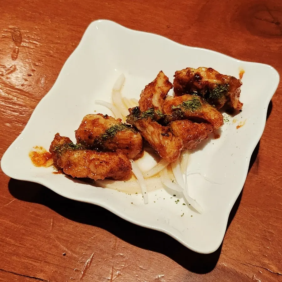 Chewy grilled tripe