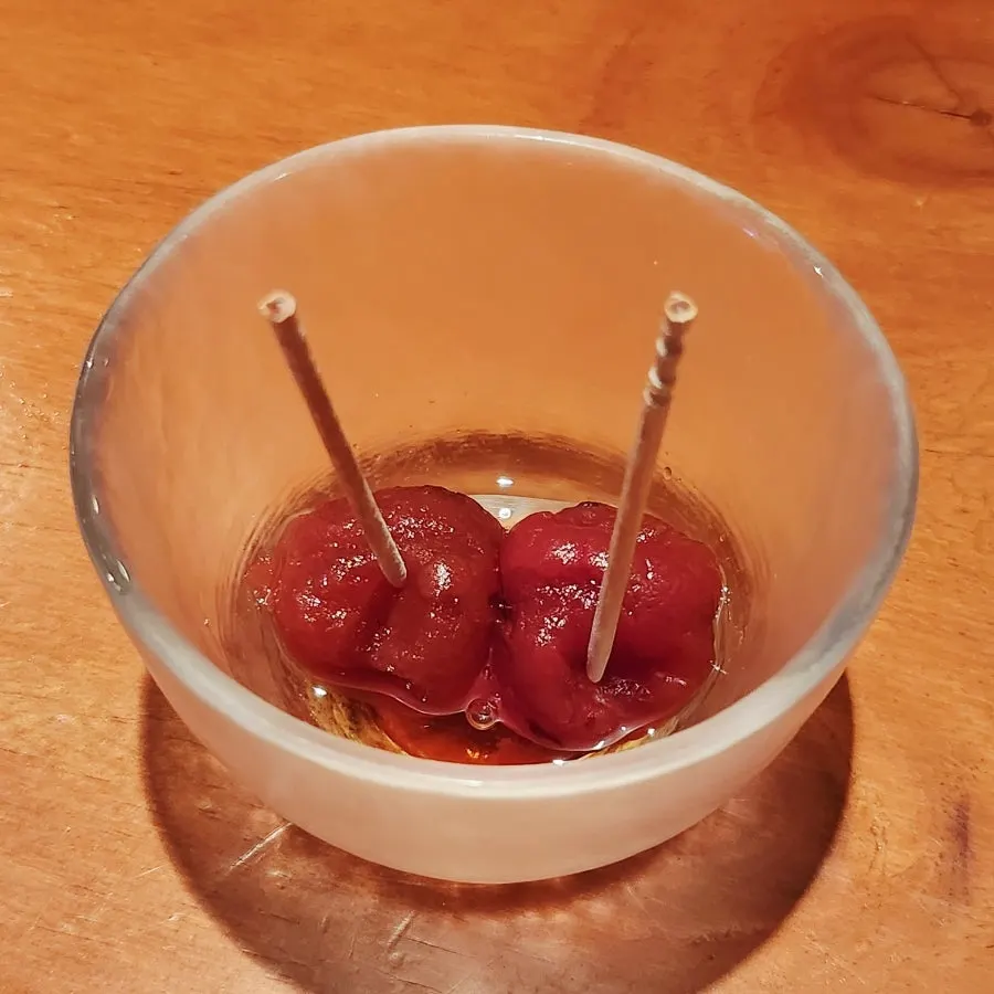 Umeboshi dessert