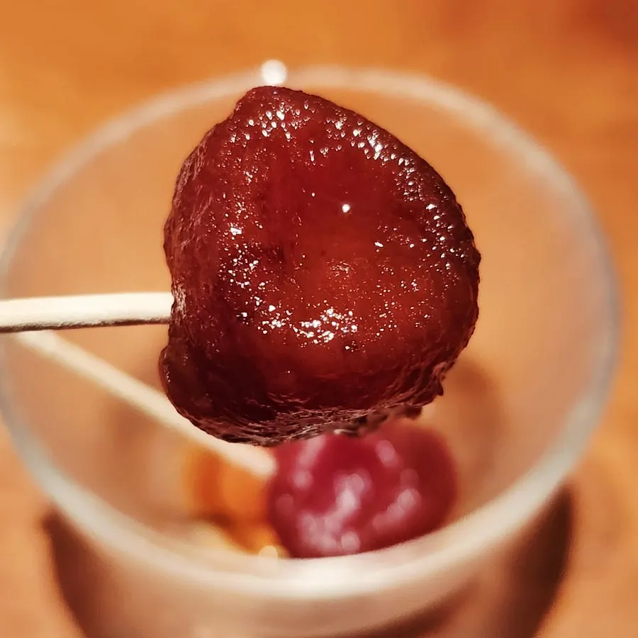 Cherry tomato dessert pickled in maesil