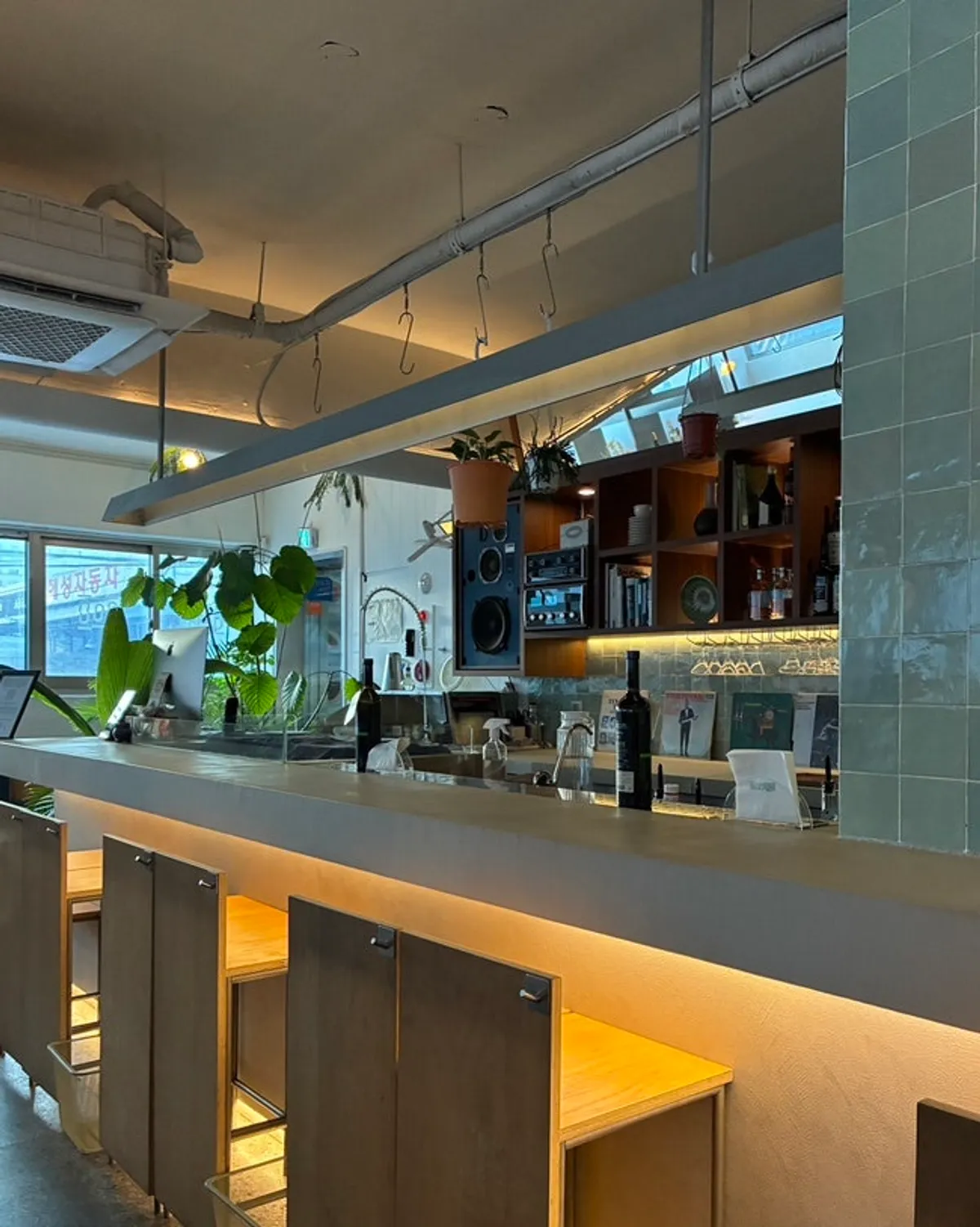 Bar seating at Out of Order