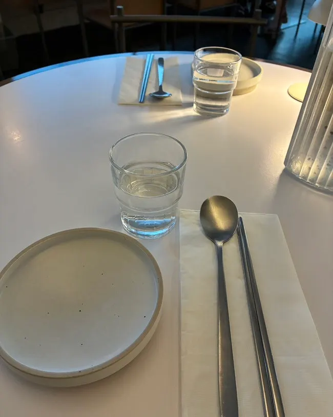Table setting at Out of Order