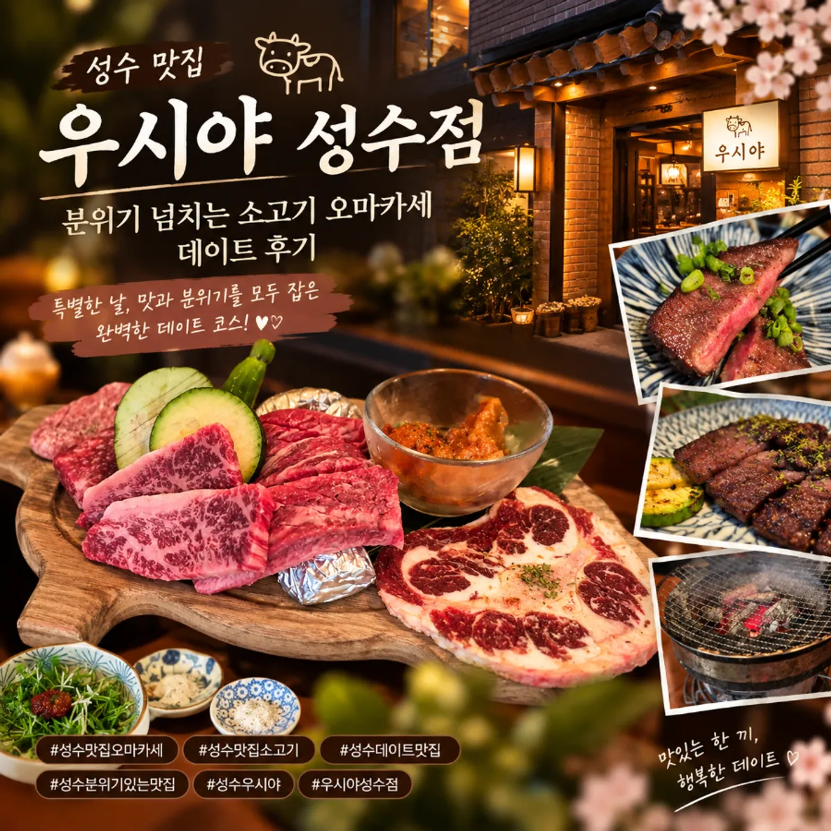 Signature Korean beef omakase at Usiya Seongsu Branch