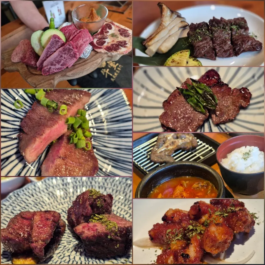 Course meal at Usiya Seongsu Branch