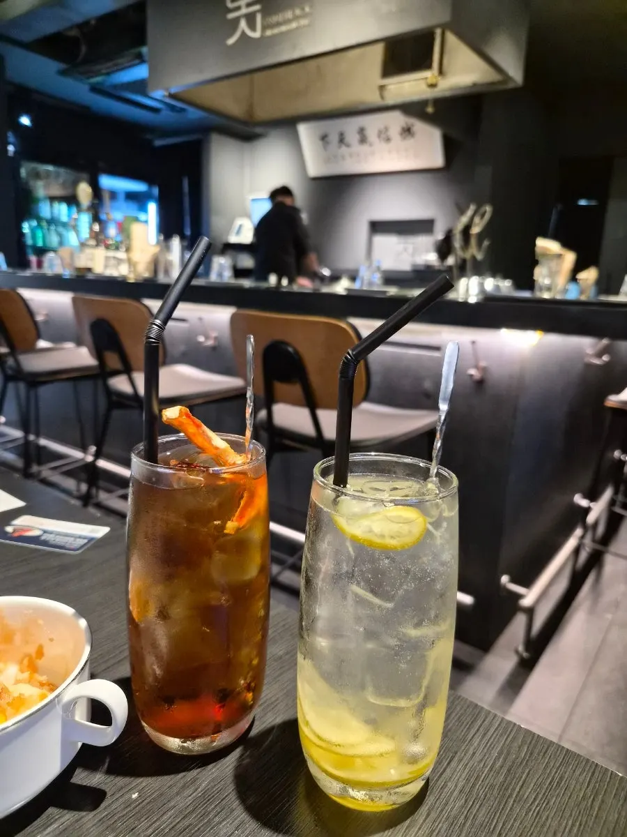 포테사라빈즈와 함께한 음료