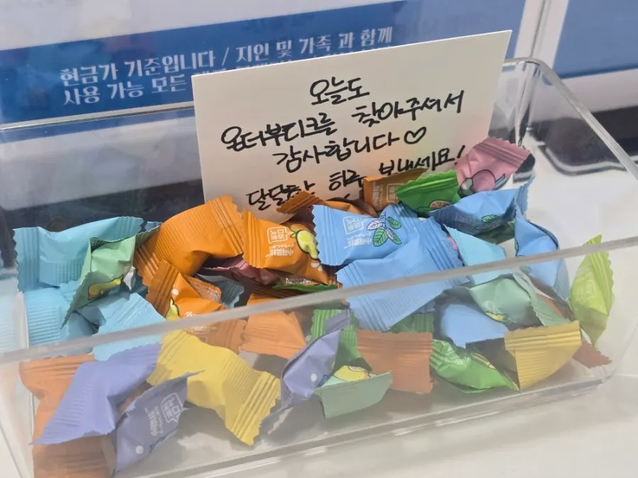 The lash brush given after the treatment