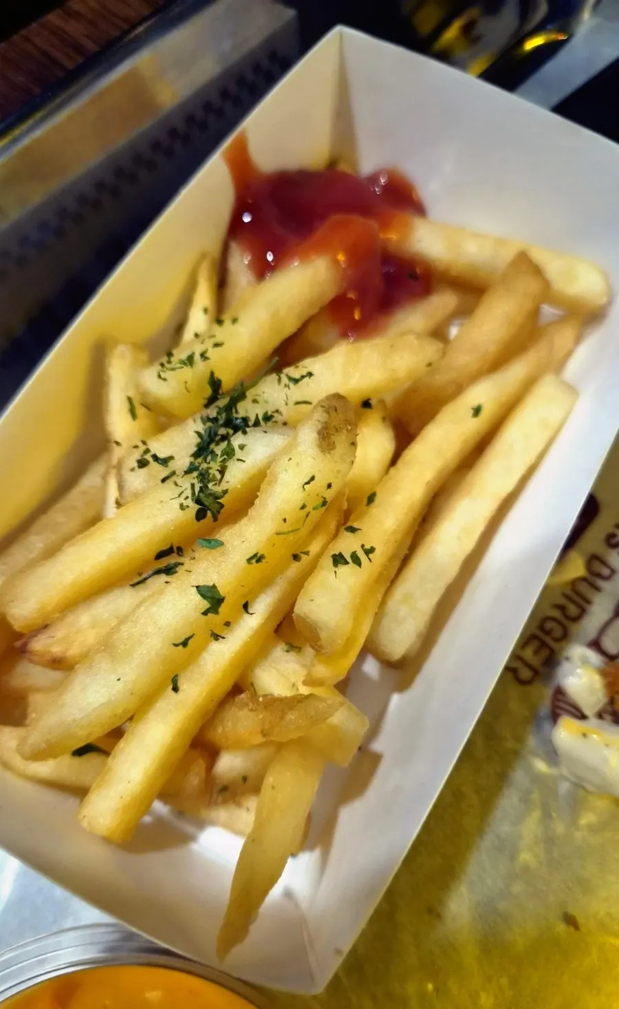 Fries included with the set