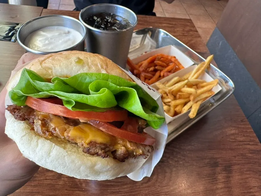 A single classic BAS burger