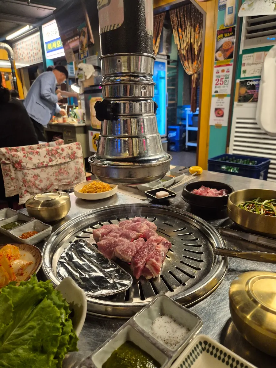 Table setting for special pork neck