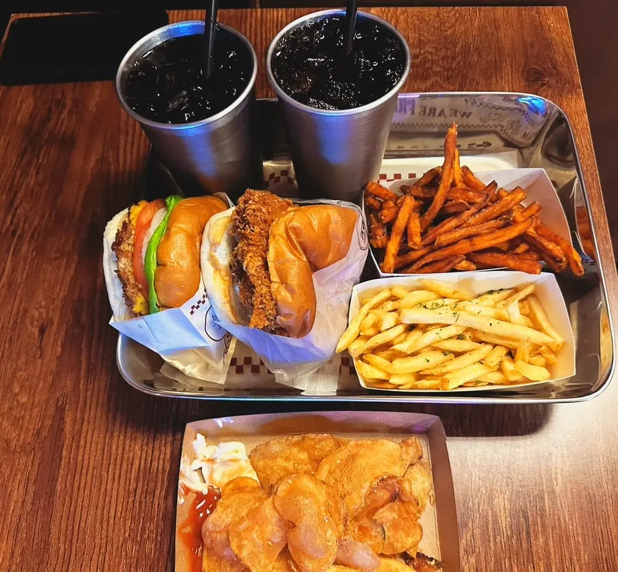 Sauce corner at the self-service bar