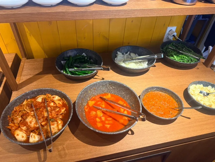 Gukbap in a hot earthenware bowl