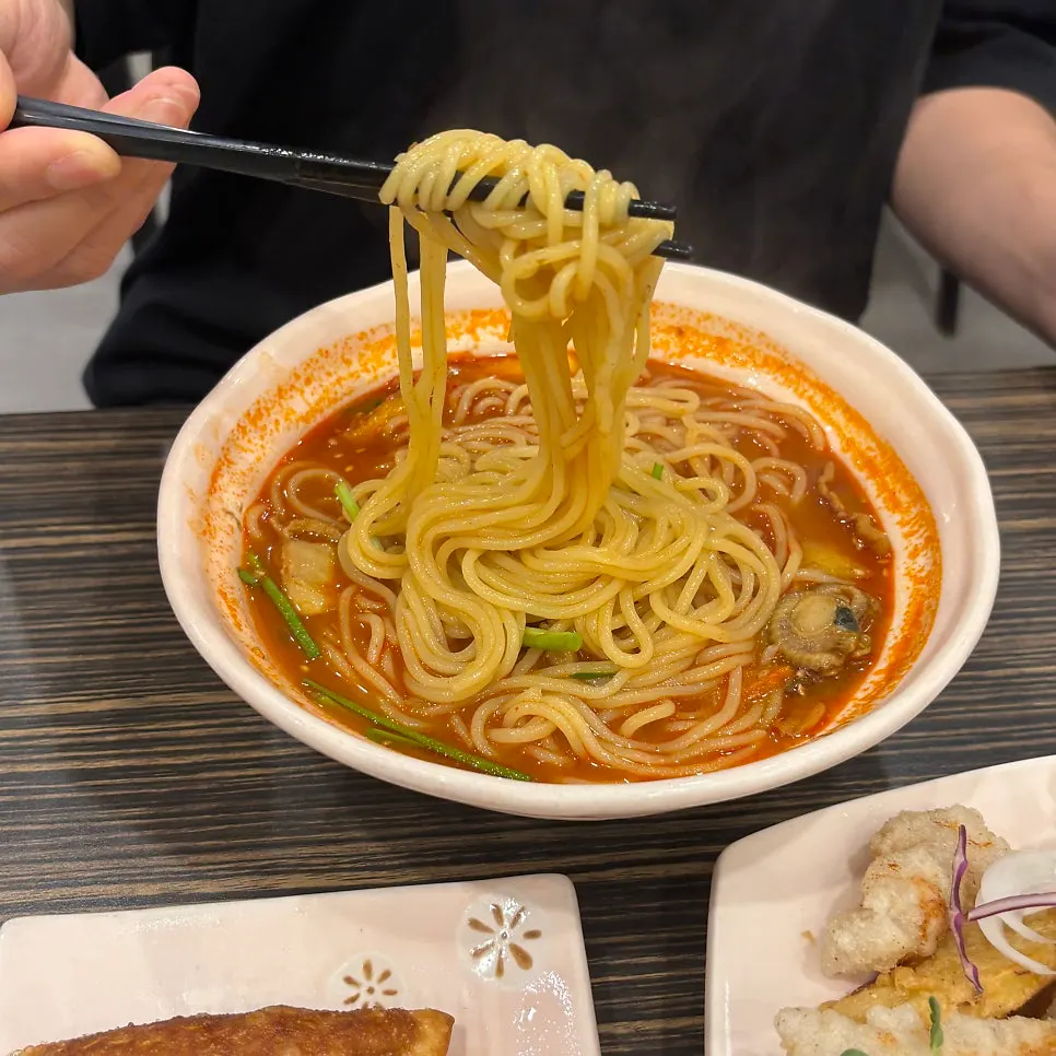 지존짬뽕의 쫀득한 면발