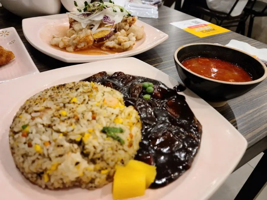 Bowl of shrimp fried rice