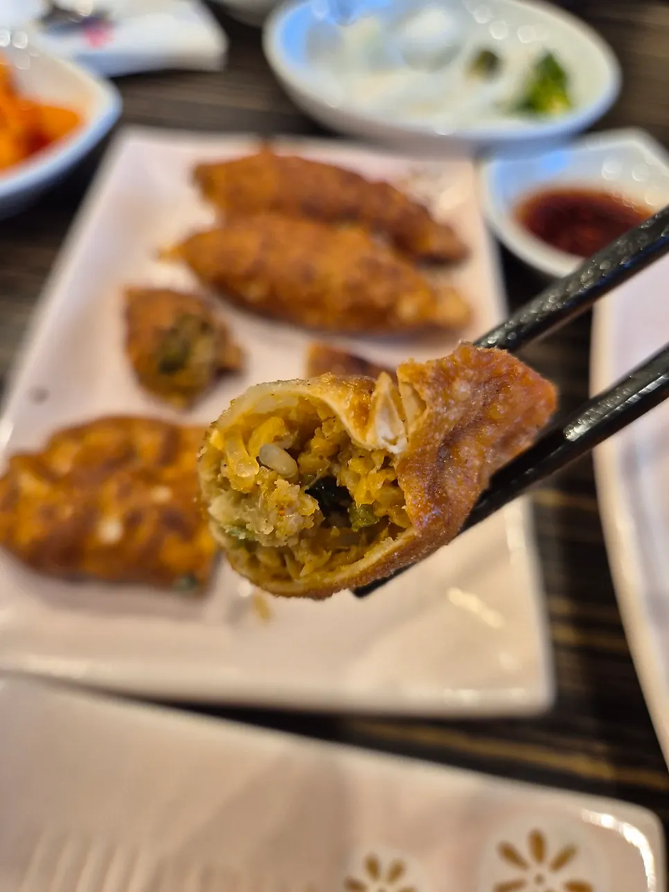 서비스로 나온 짬뽕군만두