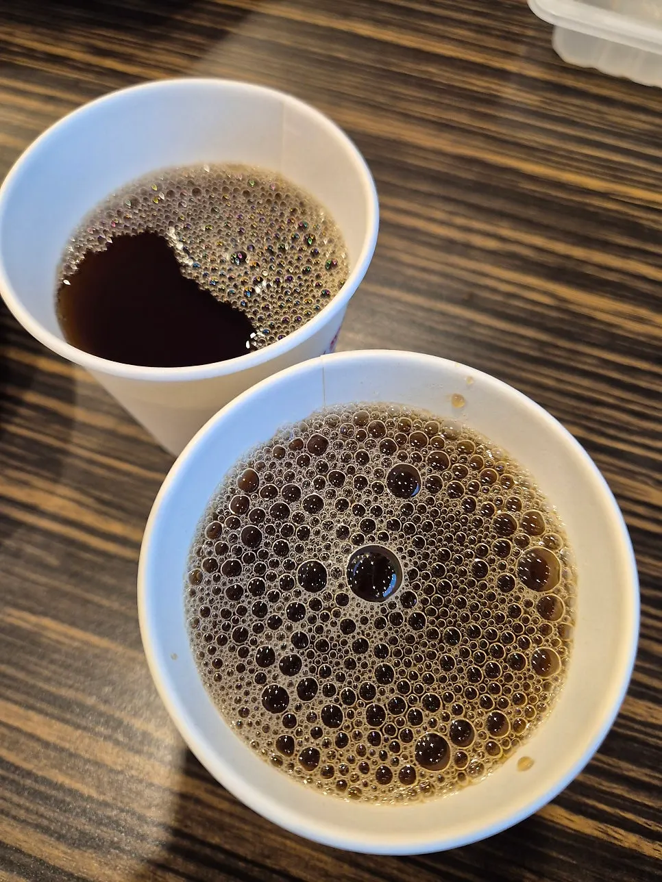 셀프바 매실차와 아이스티로 마무리