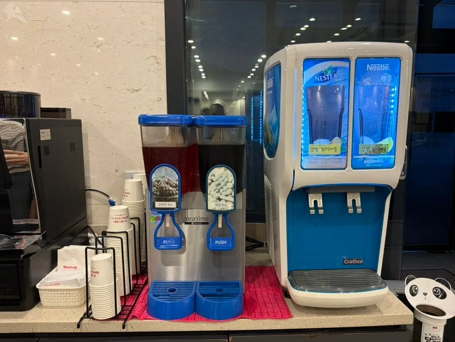 Toothpicks and fabric softener at the counter