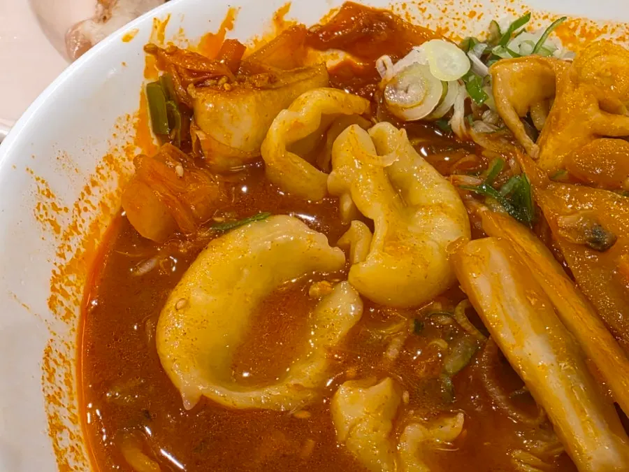 Spicy jjamppong broth