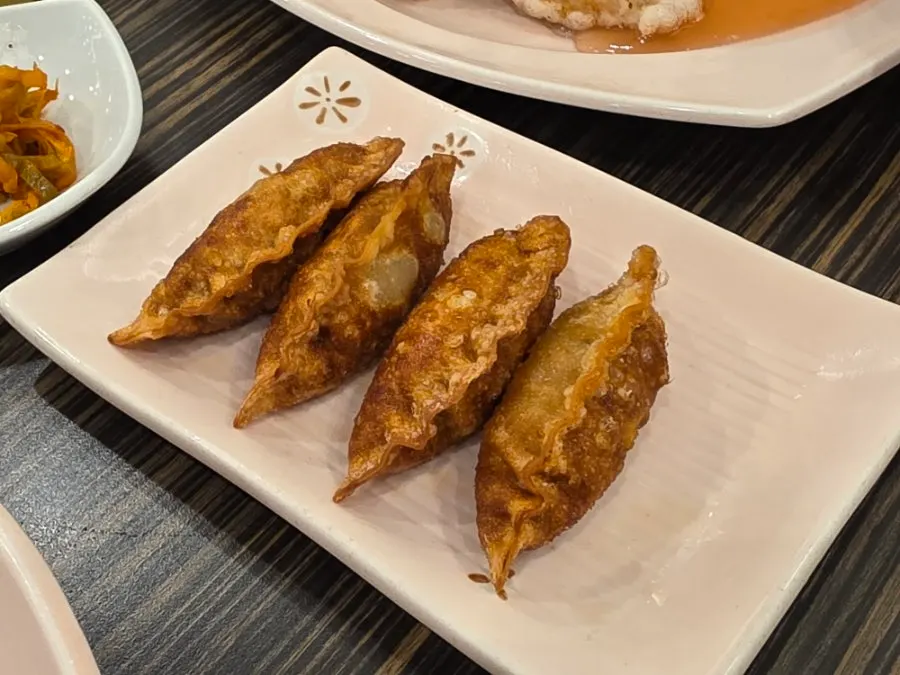 Spicy jjamppong-flavored mandu