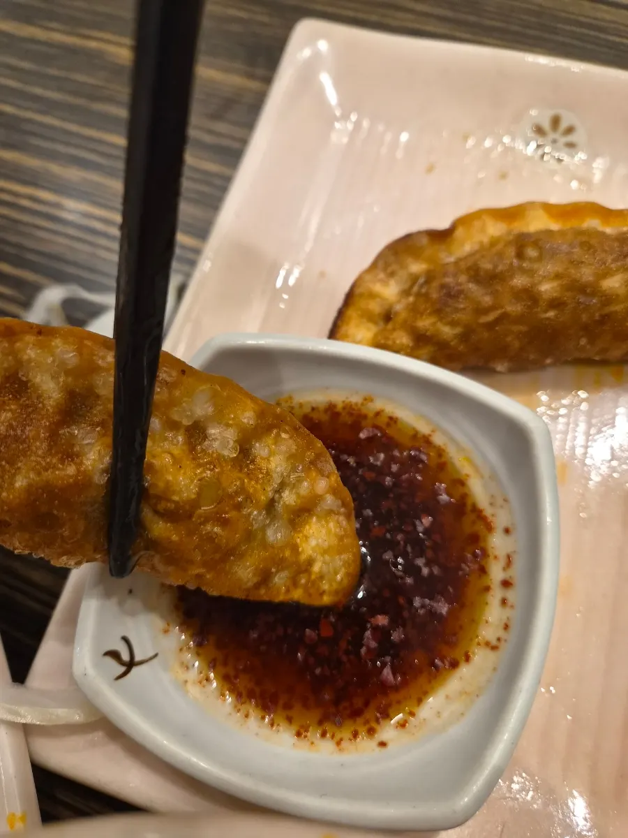 A Chinese meal spread shared with parents