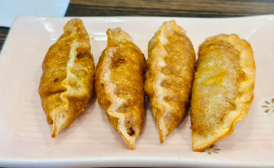 A plate of crispy-fried mara mandu